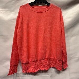 Torrid Super Soft Plush sweater in coral pink. Size 00